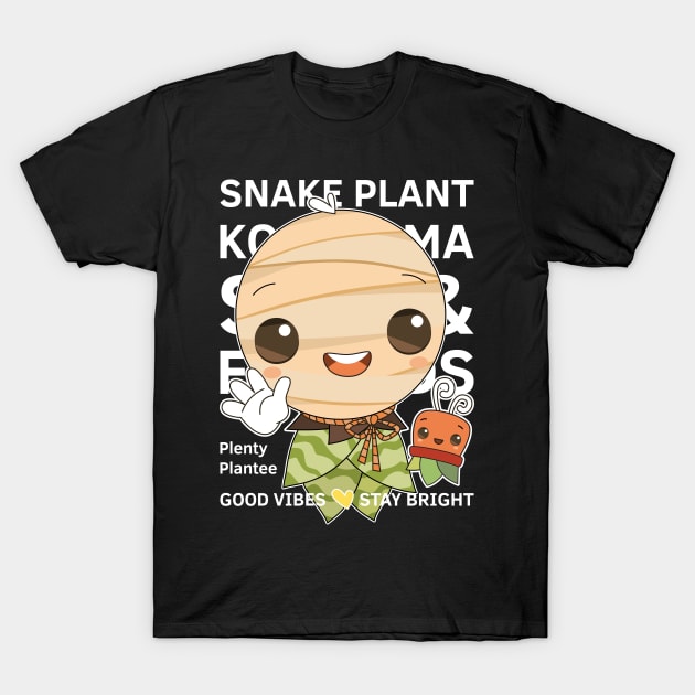 Plenty Plantee Snake Plant Kokedama T-Shirt by Plenty Plantee